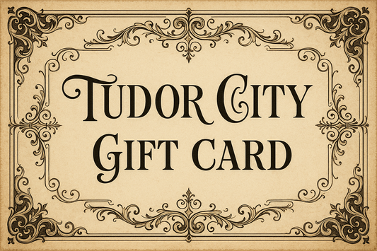 Vintage gift card That says "Tudor City Gift Card"